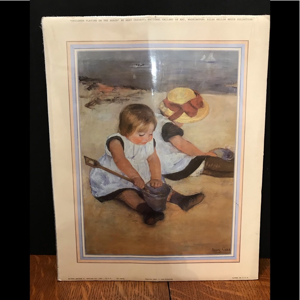 Mary Cassett Litho print 1988